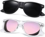 Square Sunglasses Polarized UV Protection Trendy Designer Sun Glasses Men Women - Image 5