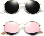 Vintage Round Sunglasses for Women, Retro Trendy Polarized Sun Glasses UV400 Protection, Circle Shades Men Sunnies - Image 10