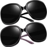 Oversized Sunglasses Womens Trendy Polarized Large Driving Sun Glasses Ladies UV Protective Big Sunnies Shades - Image 35