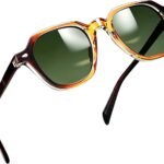 Acetate Polarized Sunglasses for Women Men Retro Round Square Sun Glasses UV Protection Trendy Shady Rays