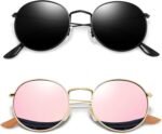 Vintage Round Sunglasses for Women, Retro Trendy Polarized Sun Glasses UV400 Protection, Circle Shades Men Sunnies - Image 11
