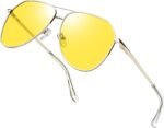 Polarized Metal Aviation Sunglasses Men, Classic Military Sun Glasses Women, Rectangle Shades UV400 Protection Costume - Image 28