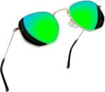 Vintage Round Sunglasses for Women, Retro Trendy Polarized Sun Glasses UV400 Protection, Circle Shades Men Sunnies - Image 6