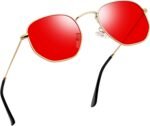 Vintage Round Sunglasses for Women, Retro Trendy Polarized Sun Glasses UV400 Protection, Circle Shades Men Sunnies - Image 3