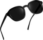 Polarized Square Sunglasses Women Men Trendy Acetate Sun Glasses UV Protection Retro Keyhole Shades