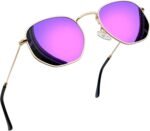 Vintage Round Sunglasses for Women, Retro Trendy Polarized Sun Glasses UV400 Protection, Circle Shades Men Sunnies - Image 18