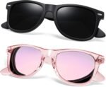 Square Sunglasses Polarized UV Protection Trendy Designer Sun Glasses Men Women - Image 63