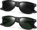 Square Sunglasses Polarized UV Protection Trendy Designer Sun Glasses Men Women - Image 32