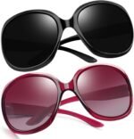 Oversized Sunglasses Womens Trendy Polarized Large Driving Sun Glasses Ladies UV Protective Big Sunnies Shades - Image 39