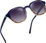 Polarized Square Sunglasses Women Men Trendy Acetate Sun Glasses UV Protection Retro Keyhole Shades - Image 4