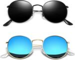 Vintage Round Sunglasses for Women, Retro Trendy Polarized Sun Glasses UV400 Protection, Circle Shades Men Sunnies - Image 15