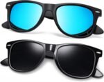 Square Sunglasses Polarized UV Protection Trendy Designer Sun Glasses Men Women - Image 30
