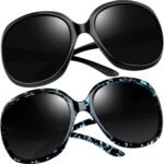 Oversized Sunglasses Womens Trendy Polarized Large Driving Sun Glasses Ladies UV Protective Big Sunnies Shades - Image 38