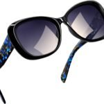 Oversized Butterfly Sunglasses for Women’s Medium to Large Faces - Polarized UV400, Acetate Arms & TR90 Frame