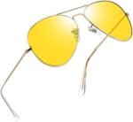 Polarized Metal Aviation Sunglasses Men, Classic Military Sun Glasses Women, Rectangle Shades UV400 Protection Costume - Image 19