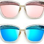 Oversized Cateye Sunglasses for Women Fashion Cat Eye Sun Glasses UV Protection Ladies Shades Sunnies