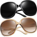 Oversized Sunglasses Womens Trendy Polarized Large Driving Sun Glasses Ladies UV Protective Big Sunnies Shades - Image 7
