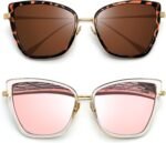 Oversized Cateye Sunglasses for Women Fashion Cat Eye Sun Glasses UV Protection Ladies Shades Sunnies - Image 20