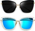 Oversized Cateye Sunglasses for Women Fashion Cat Eye Sun Glasses UV Protection Ladies Shades Sunnies - Image 15