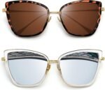 Oversized Cateye Sunglasses for Women Fashion Cat Eye Sun Glasses UV Protection Ladies Shades Sunnies - Image 25