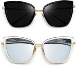Oversized Cateye Sunglasses for Women Fashion Cat Eye Sun Glasses UV Protection Ladies Shades Sunnies - Image 7