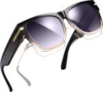 Square Sunglasses Over Glasses Women Men Polarized Fit Over Sun Glasses UV Protection Oversized Fitover Shades - Image 3