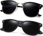 Square Sunglasses Polarized UV Protection Trendy Designer Sun Glasses Men Women - Image 60