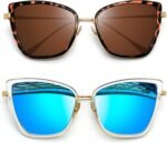Oversized Cateye Sunglasses for Women Fashion Cat Eye Sun Glasses UV Protection Ladies Shades Sunnies - Image 13