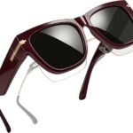 Square Sunglasses Over Glasses Women Men Polarized Fit Over Sun Glasses UV Protection Oversized Fitover Shades