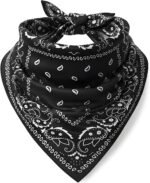 35 Satin Square Scarf for Women,Silk Feeling Head Scarf,Hair Wraps for Sleeping, Paisley Bandana for Handbags - Image 3