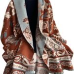 Womens Pashmina Shawl Soft Cashmere Feel Reversible Winter Scarf