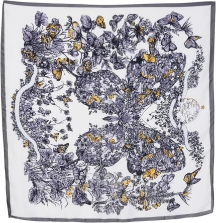 35x35 Square Scarf Women Silk Like Light Scarves Headscarf Handkerchief Bandanas Neckerchief Wrapping Hankies