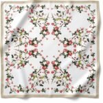 35x35 Square Scarf Women Silk Like Light Scarves Headscarf Handkerchief Bandanas Neckerchief Wrapping Hankies - Image 8