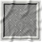 35x35 Square Scarf Women Silk Like Light Scarves Headscarf Handkerchief Bandanas Neckerchief Wrapping Hankies - Image 4